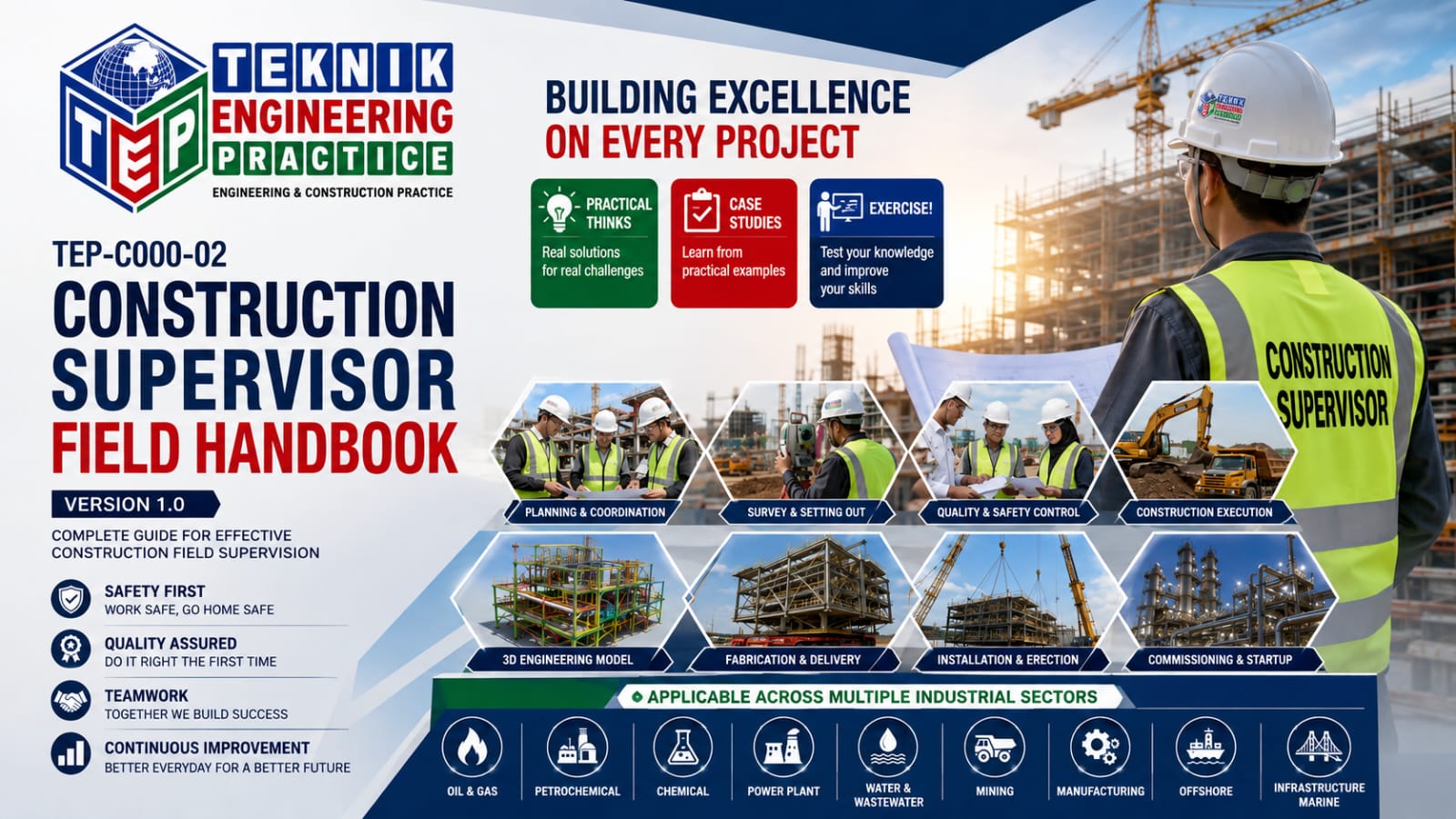 Thumbnail for TEP-C000-02 CONSTRUCTION SUPERVISOR FIELD HANDBOOK